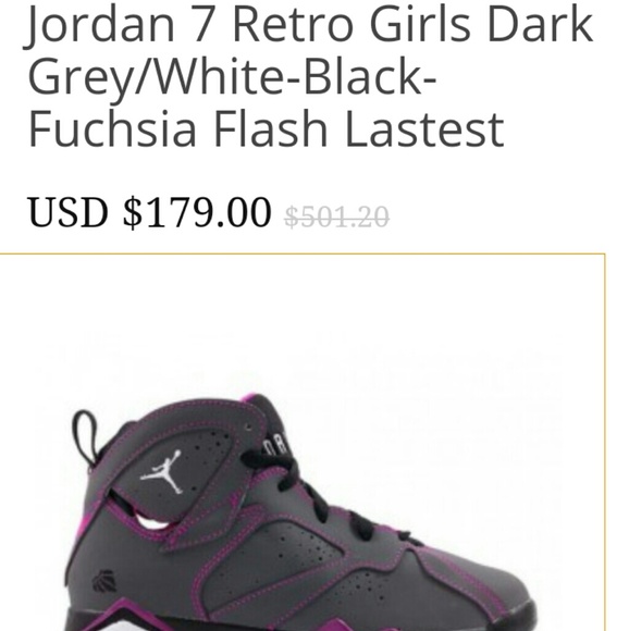 "RETRO" AIR JORDANS 7(Girls) - Picture 4 of 4